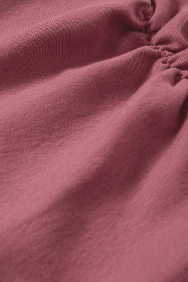 Dámské - Tričko - tmavě růžová