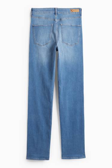 Dámské - Straight jeans - high waist - LYCRA® - džíny - světle modré