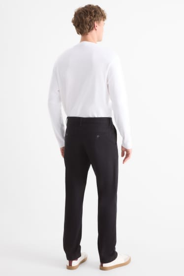 Hommes - Chino - regular fit - noir