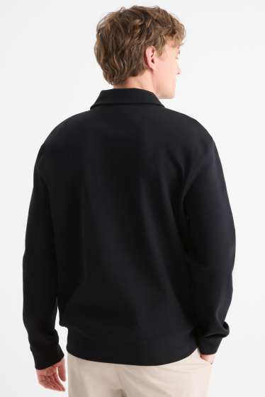 Heren - Sweatvest - zwart