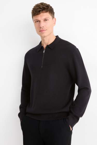 Herren - Pullover - schwarz