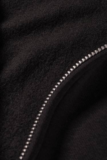 Děti - dívky - Tepláková bunda - černá