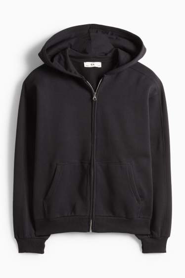 Děti - dívky - Tepláková bunda - černá