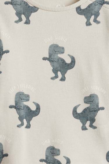 Baby Boys - Multipack of 3 - dino - baby long sleeve top - creme