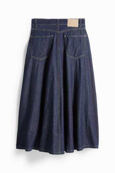 Damen - Jeansrock - dunkeljeansblau