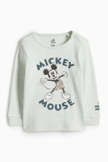 Miminka - chlapci - Pyžamo pro miminka - mátově zelená