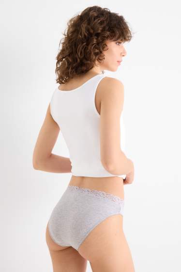 Femmes - Lot de 3 - culottes - noir