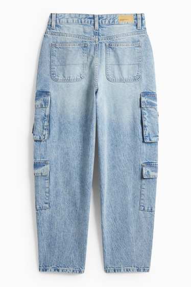 Děti - dívky - Džíny - džíny - světle modré