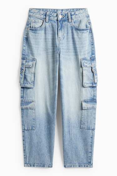 Děti - dívky - Džíny - džíny - světle modré