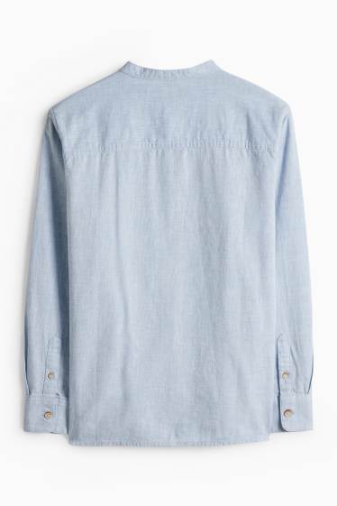 Děti - chlapci - Košile - světle modrá