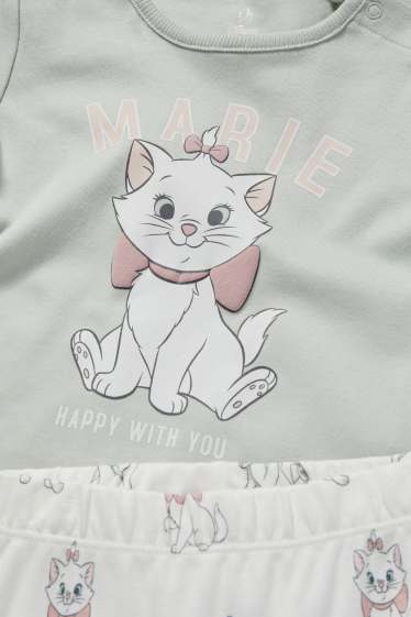 Neonate - Gli Aristogatti - pigiama per neonate - 2 pezzi - verde menta