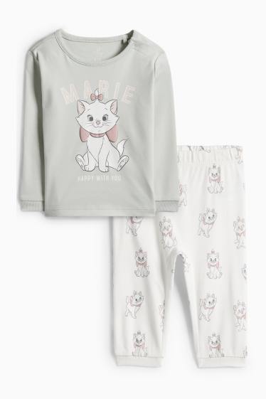 Neonate - Gli Aristogatti - pigiama per neonate - 2 pezzi - verde menta