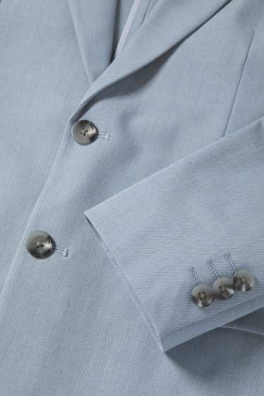 Hommes - Veste de costume - regular fit - matière extensible - bleu clair