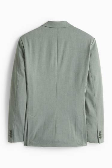 Uomo - Blazer coordinabile - regular fit - tessuto elasticizzato - verde