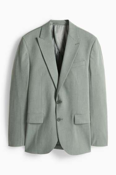 Uomo - Blazer coordinabile - regular fit - tessuto elasticizzato - verde