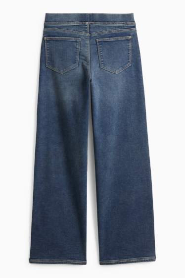 Enfants filles - Pantalon - jean bleu foncé