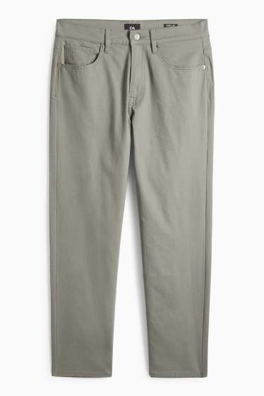 Hommes - Pantalon - regular fit - vert