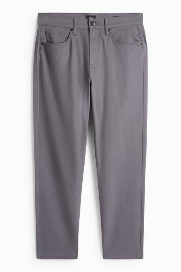 Home - Pantalons - regular fit - gris fosc