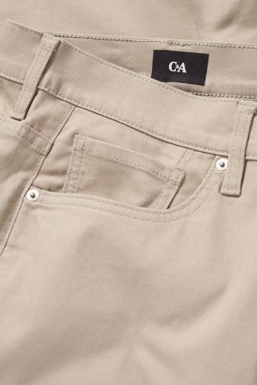 Uomo - Pantaloni - regular fit - tortora