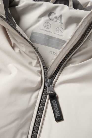 Nen - Armilla embuatada amb caputxa - repel·lent a l’aigua - beix clar