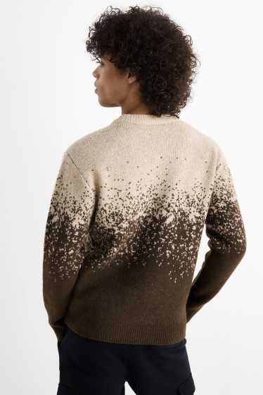 Home - Jersei - estampat - beix