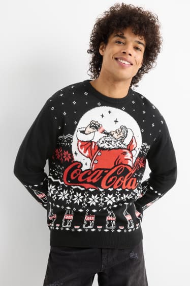 Men - Christmas jumper - Coca-Cola - black