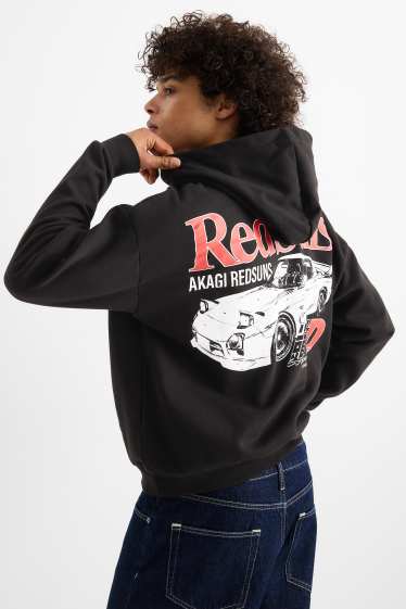 Men - Hoodie - Initial D - black