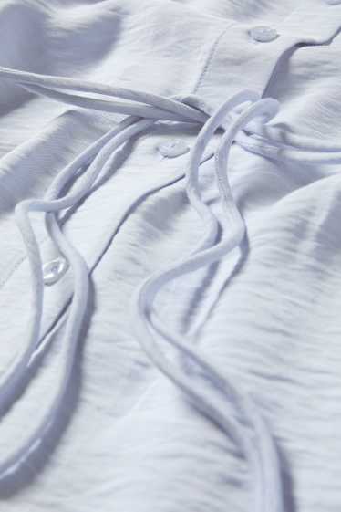 Women - Blouse - light blue