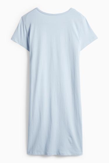 Dames - Bigshirt - lichtblauw