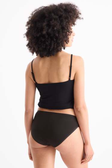 Dámské - Multipack 3 ks - kalhotky - černá