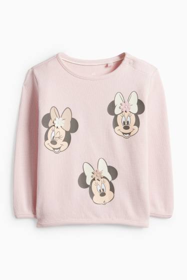 Baby Mädchen - Minnie Maus - Baby-Crochet-Outfit - 2 teilig - rosa