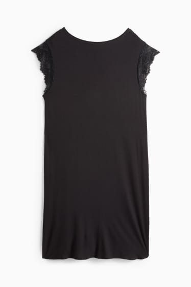 Dona - Camisa de dormir de viscosa - negre