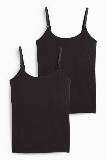 Femei - Multipack 2 buc. - top pentru alăptare - negru