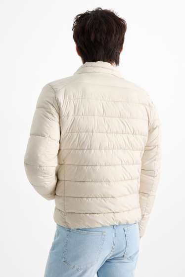 Home - Jaqueta embuatada - beix clar