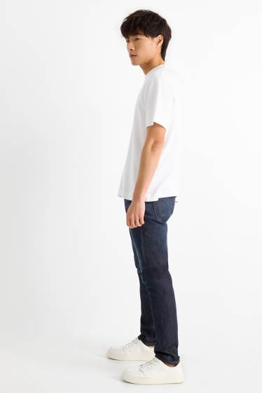 Hommes - Slim tapered jean - jean bleu foncé