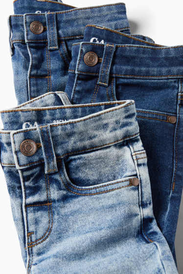 Kinder Jungen - Multipack 3er - Sim Jeans - jeansblau