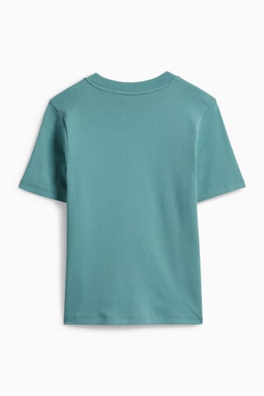 Femmes - T-shirt - slim fit - vert