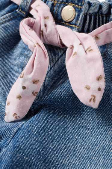 Baby Mädchen - Baby-Jeans - jeansblau