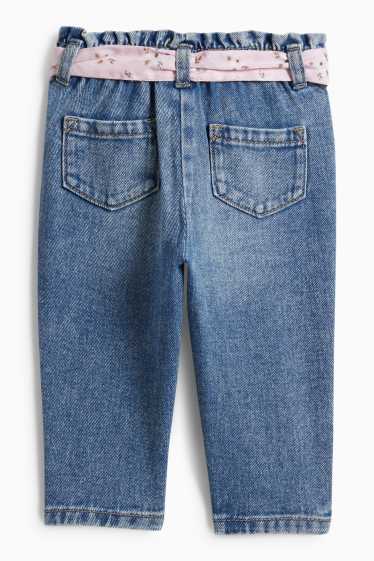 Baby Mädchen - Baby-Jeans - jeansblau