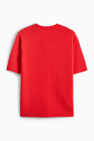 Women - Cardigan - red