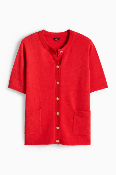 Women - Cardigan - red