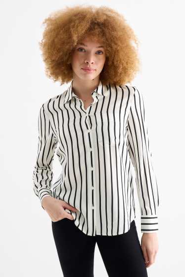 Donna - Camicia - bianco / nero