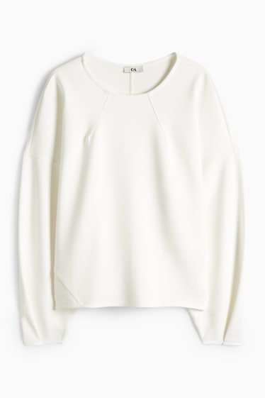 Dámské - Mikina - bílá