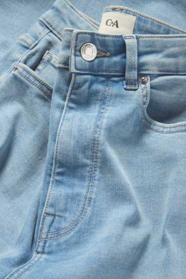 Damen - Flared Jeans - High Waist - LYCRA® - helljeansblau