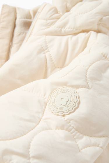 Miminka - dívky - Bunda pro miminka - krémově bílá
