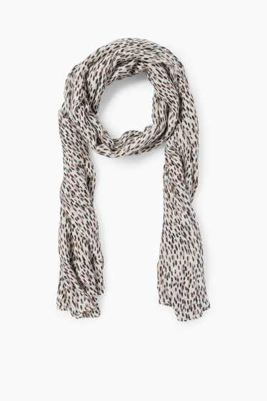 Dona - Bufanda - negre/beix