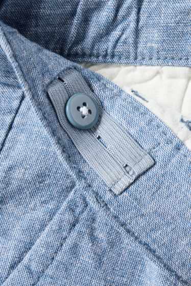 Děti - chlapci - Kalhoty - světle modrá