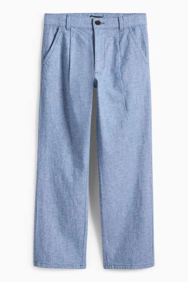 Děti - chlapci - Kalhoty - světle modrá
