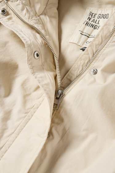 Bambine - Giacca con cappuccio - beige chiaro