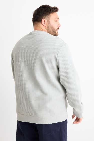 Home - Dessuadora - texturada - gris